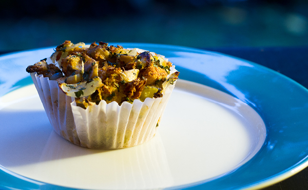 Thanksgiving in a muffin