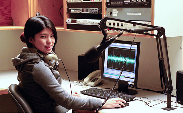 CFUV broadcasts show for international students