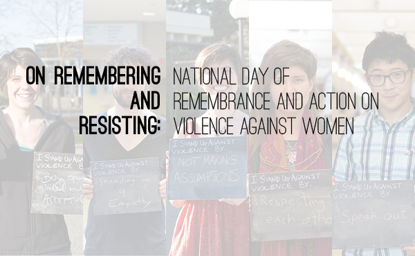 Reflecting together: UVic observes National Day of Remembrance and Action on Violence Against Women