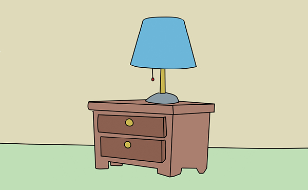One nightstand –Klara Woldenga (graphic)