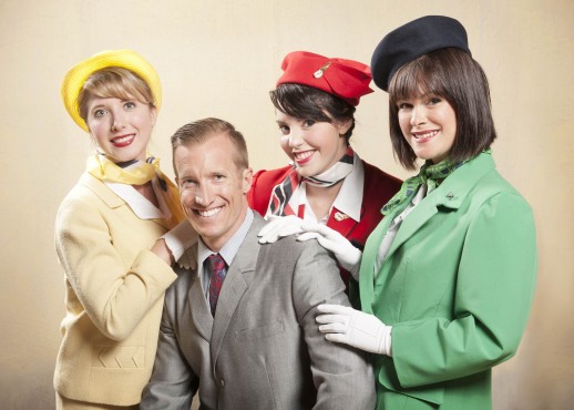 From left: Hayley McCurdy as Gretchen, Tea Siskin as Gloria, Jeff Olyarnk as Bernard, and Keeley Teuber as Gabriella. 
