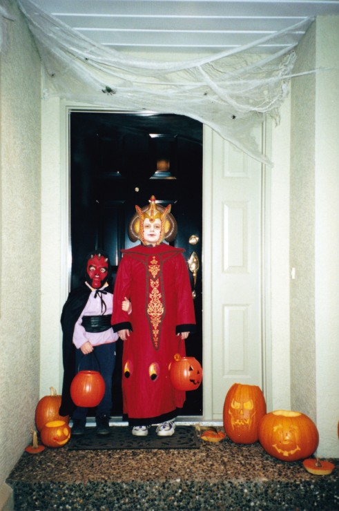 The author and her brother on Halloween circa 2000. –Provided (photo)