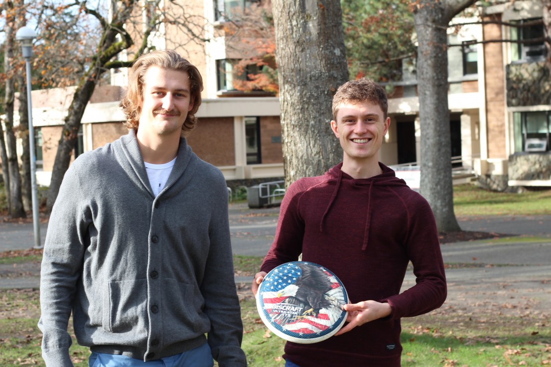 Alexei Watson, fifth-year Earth and Ocean Sciences student Torsten Hansen, fourth-year Earth and Ocean Sciences student
