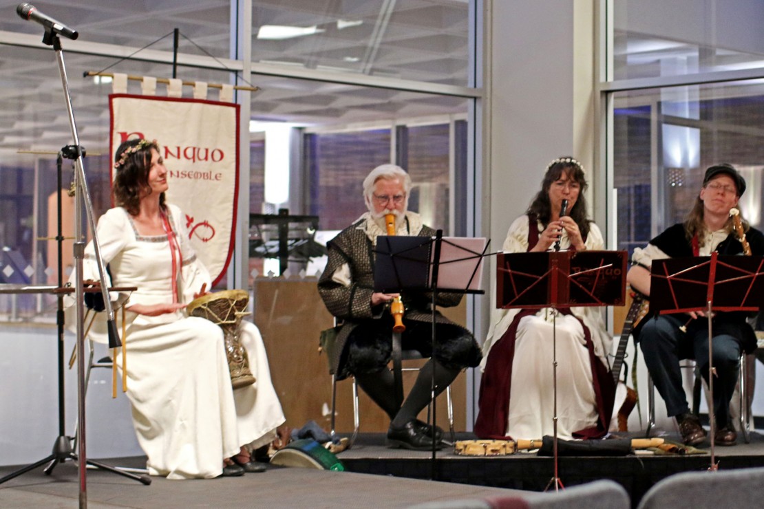 The Banquo Folk Ensemble performs at Waking the Bard. Photo by Brad Seabrook