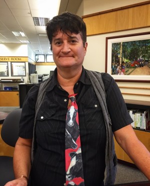 Lynne Super, library resource staff