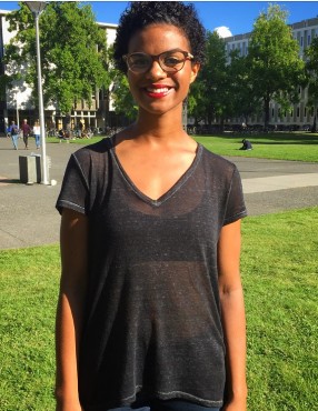 Leslie Ahenda, second-year Writing student