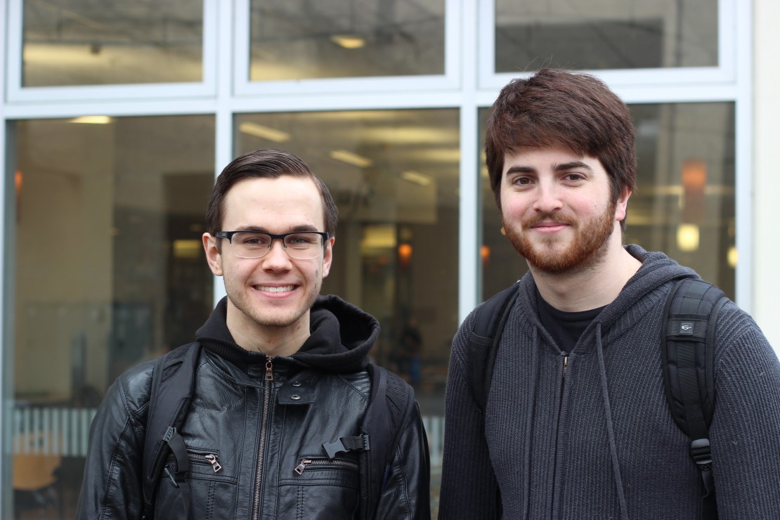 SPENCER VATRT-WATTS AND GRAEME CLARKE, FOURTH-YEAR COMPUTER SCIENCE STUDENTS