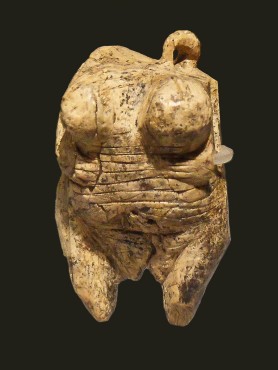 The Venus of Hohle Fels is the subject of April Nowell’s talk, “Paleo-Porn,” at TEDx Victoria. Photo by Thilo Parg / Wikimedia Commons. License: CC BY-SA 3.0