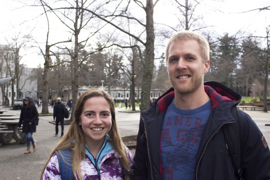 Shannon Pyke, Fifth-year Microbiology, and Shad Martin, Fourth-year Microbiology 