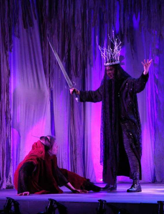 Blue Bridge Theatre's run of The Scottish Play (MacBeth) until May 17. Photo by Laurin Kelsey