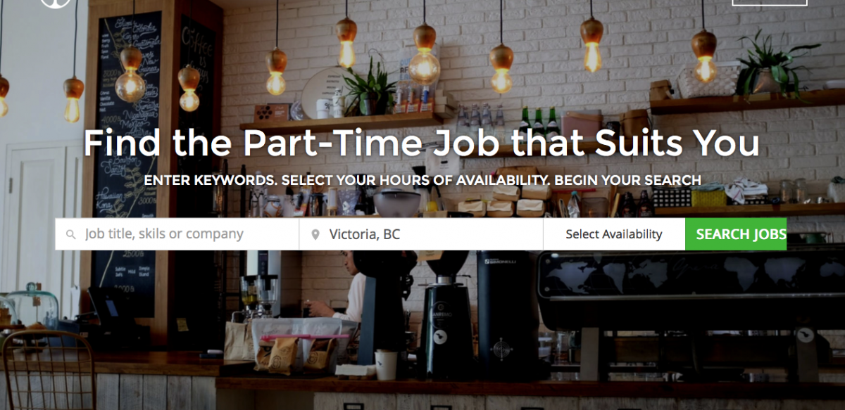 Opportunitree, a new job search website developed by a UVic student, is picking up steam with Victoria employers and employees. Screenshot by Myles Sauer