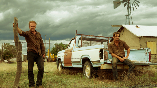 Ben Foster (left) and Chris Pine star in 'Hell or High Water,' a slow burn of a Western you shouldn't miss. Credit CBS Films