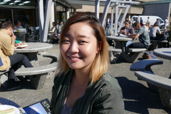 Grace Shin, first-year biochemistry student