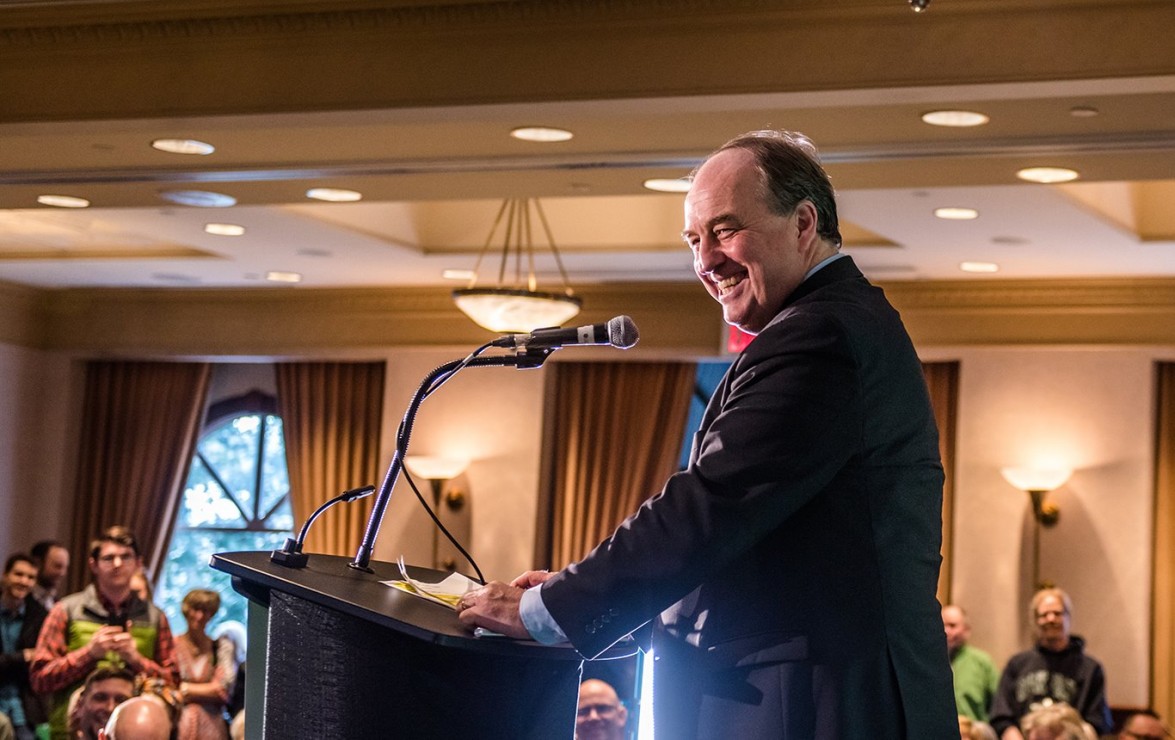 B.C. Green Party leader Andrew Weaver is running for re-election in the Oak Bay-Gordon Head electoral district. Photo via B.C. Green Party/Facebook
