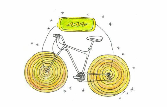 e-bike drawing 