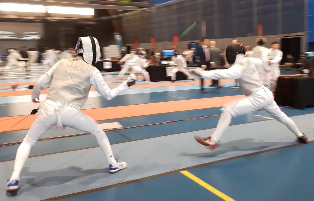 Two UVic students take on Fencing Canada Cup