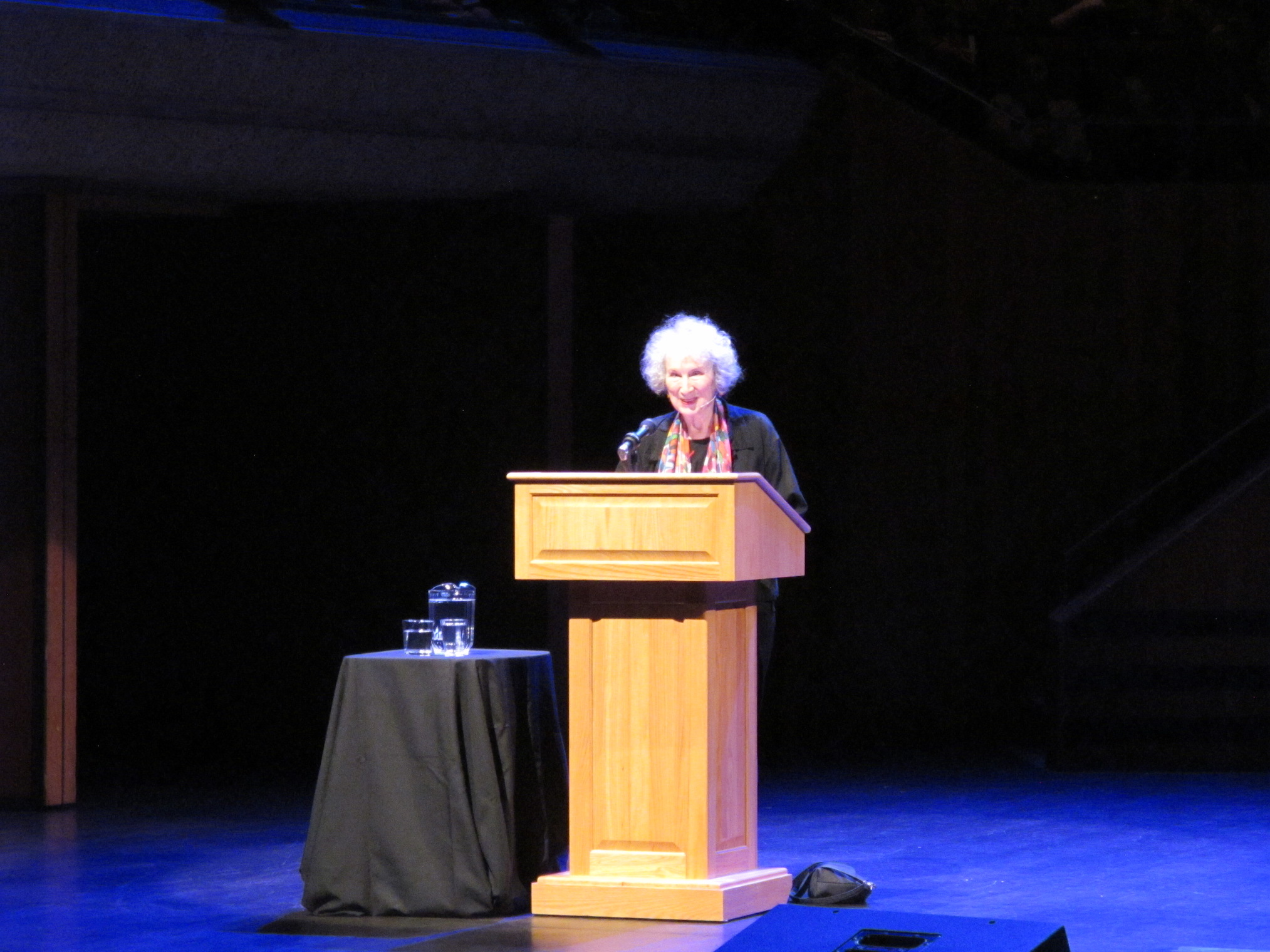 Margaret Atwood talks new book, global activism to sold out UVic audience