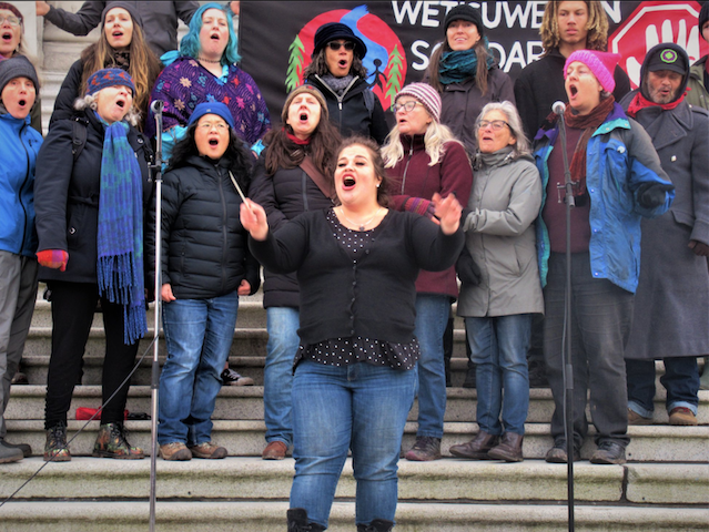 Local choir singing for more than music