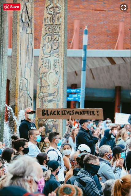 black lives matter protestor