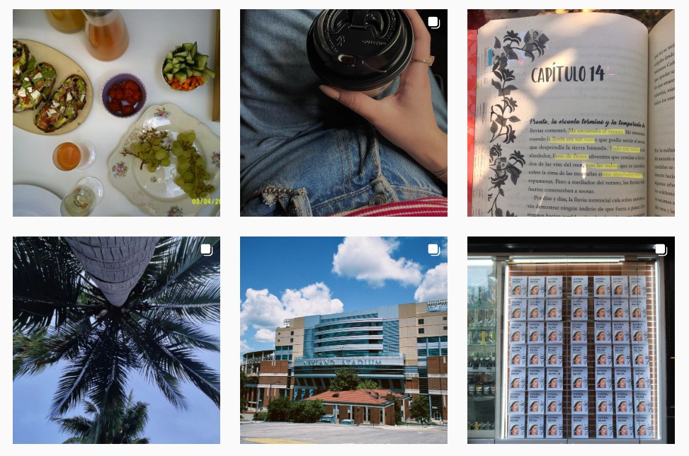 Screenshot of recent posts tagged with #casualinstagram on Instagram.