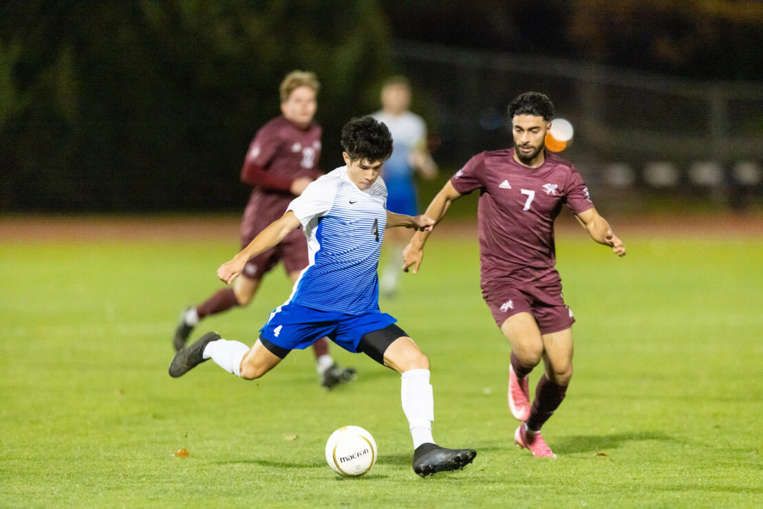 Men's soccer player Jose Sagaste, photo provided by UVic Vikes.