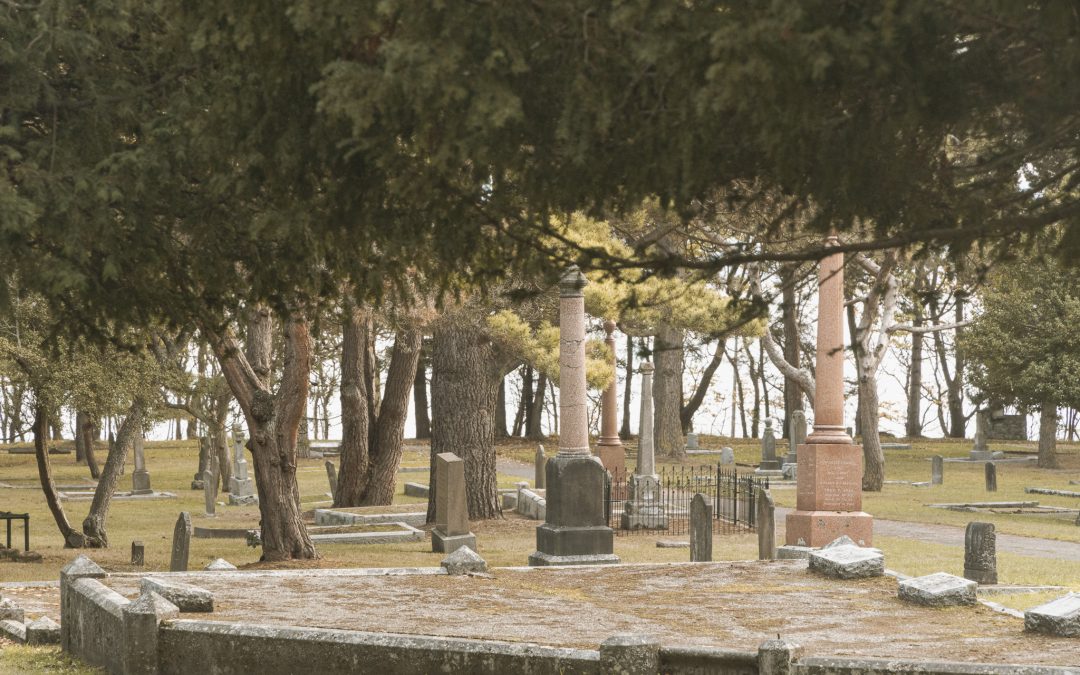 Five notable female graves at Ross Bay Cemetery