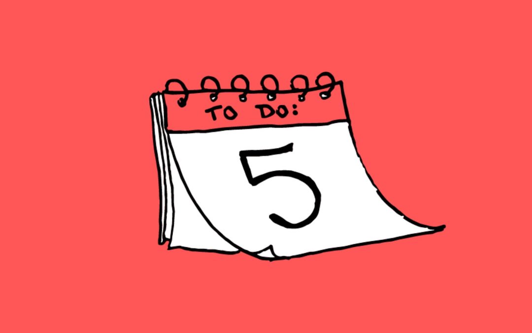 Five things you should do before the semester gets wild