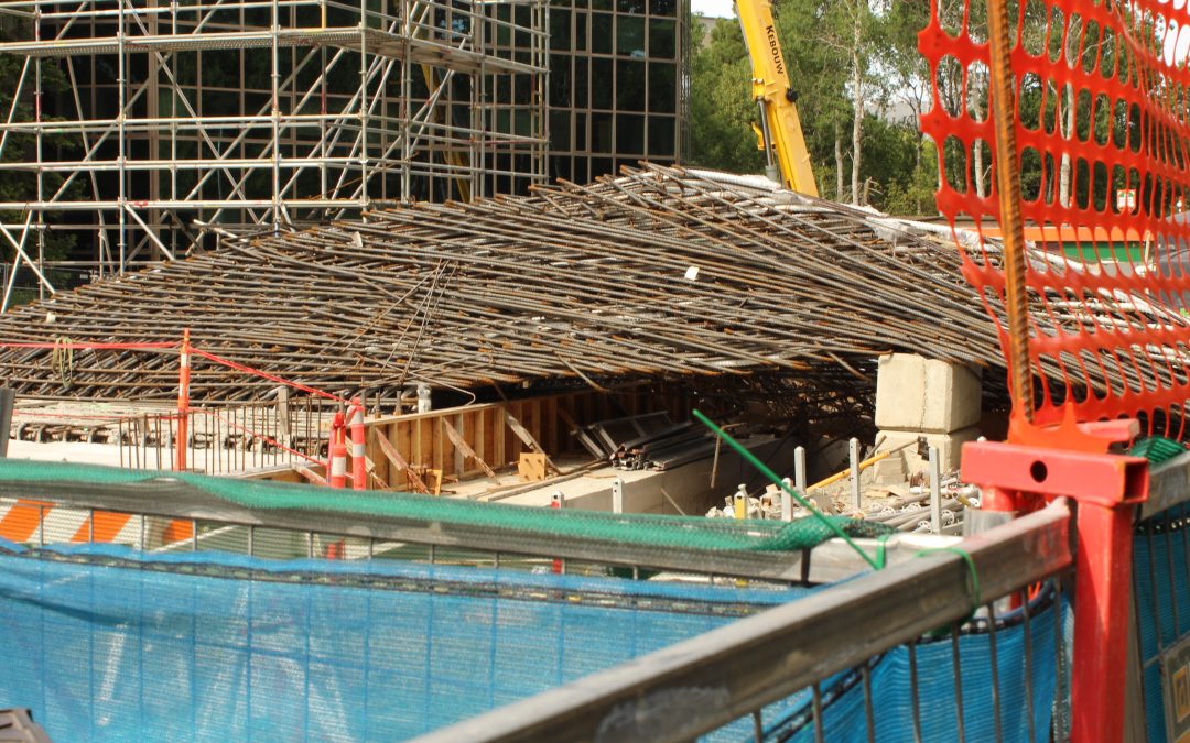 Part of under-construction engineering lab building collapses