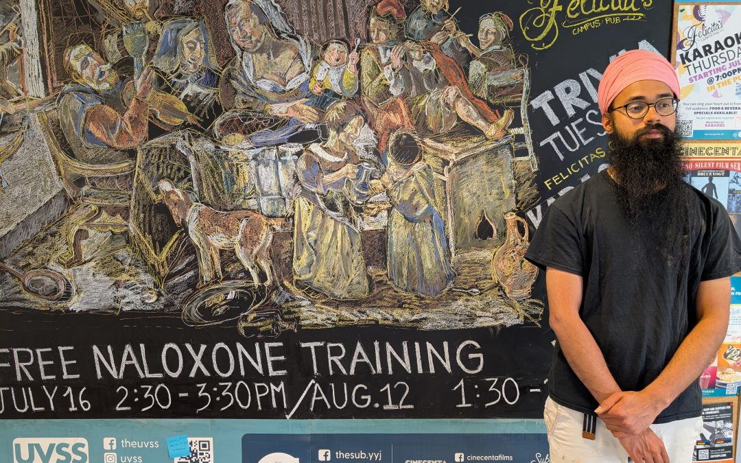 How the SUB’s ‘full time chalk magician’ got his start