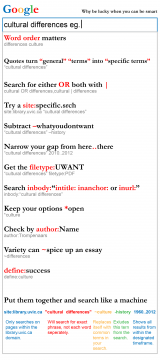 How to use a search engine more effectively for research
