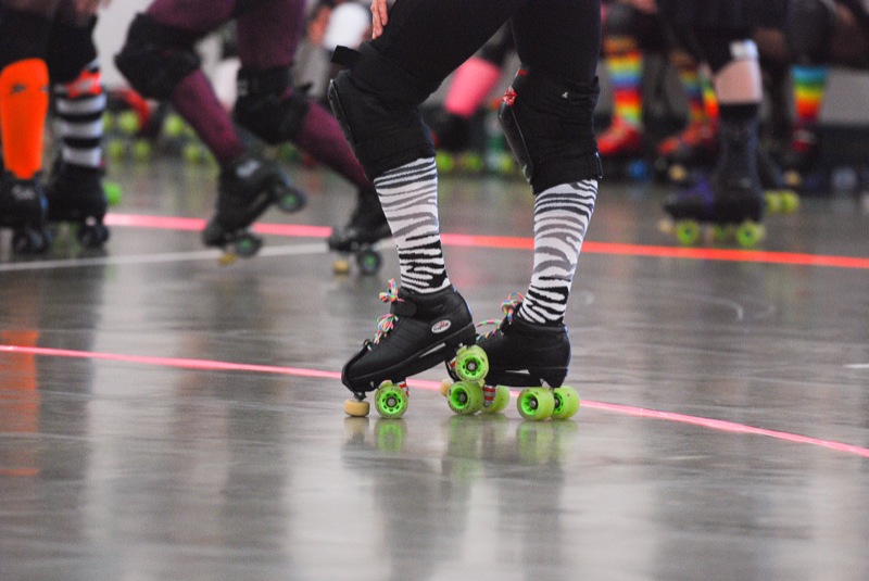 Some fancy footwork.