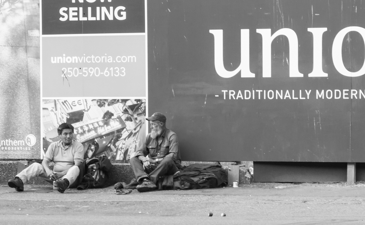Homeless man wants to know where he belongs