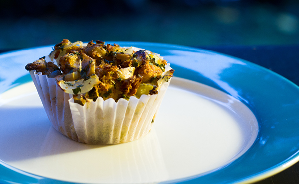 Thanksgiving in a muffin