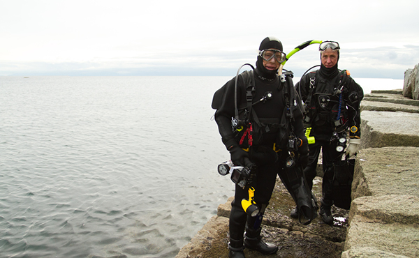 Under water with Parm Gill