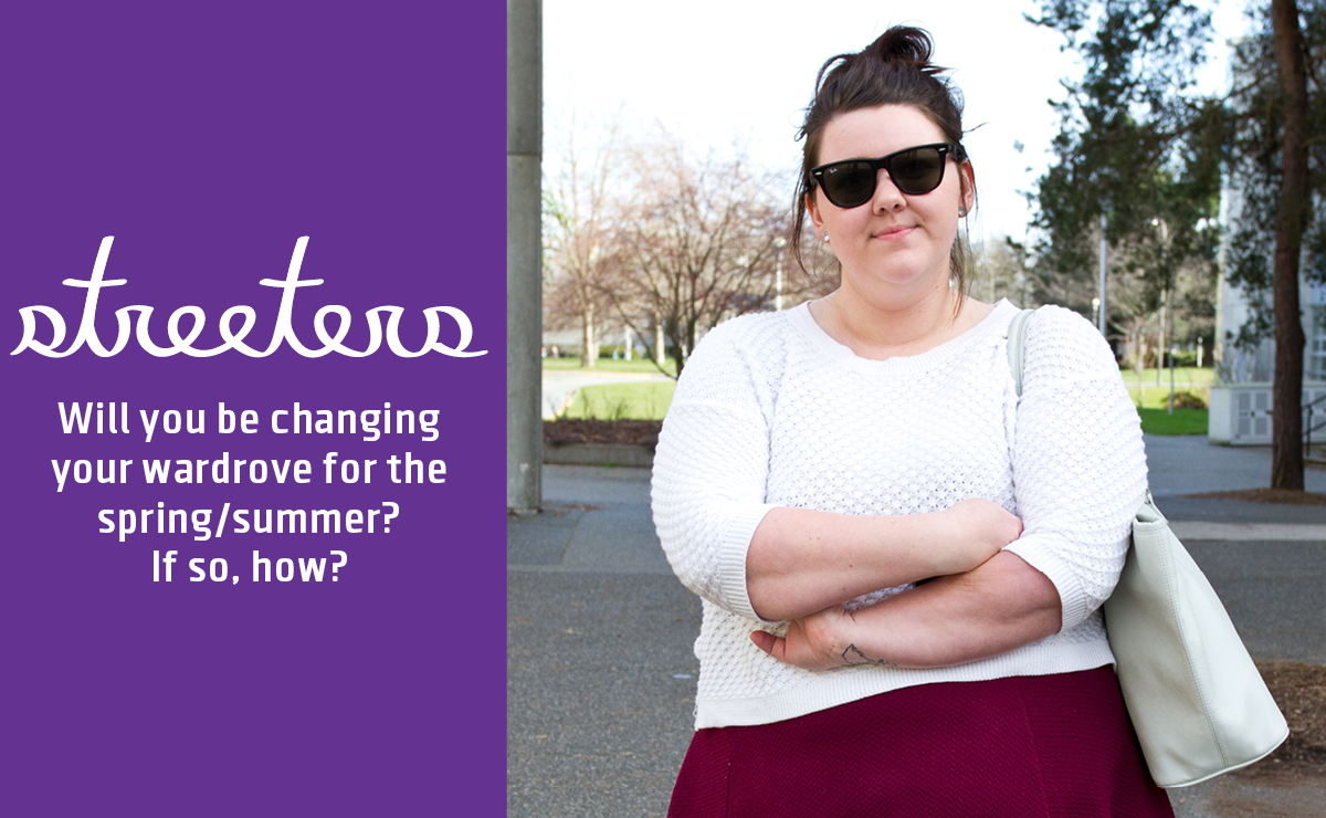Will you be changing your wardrobe for spring/summer? If so, how?