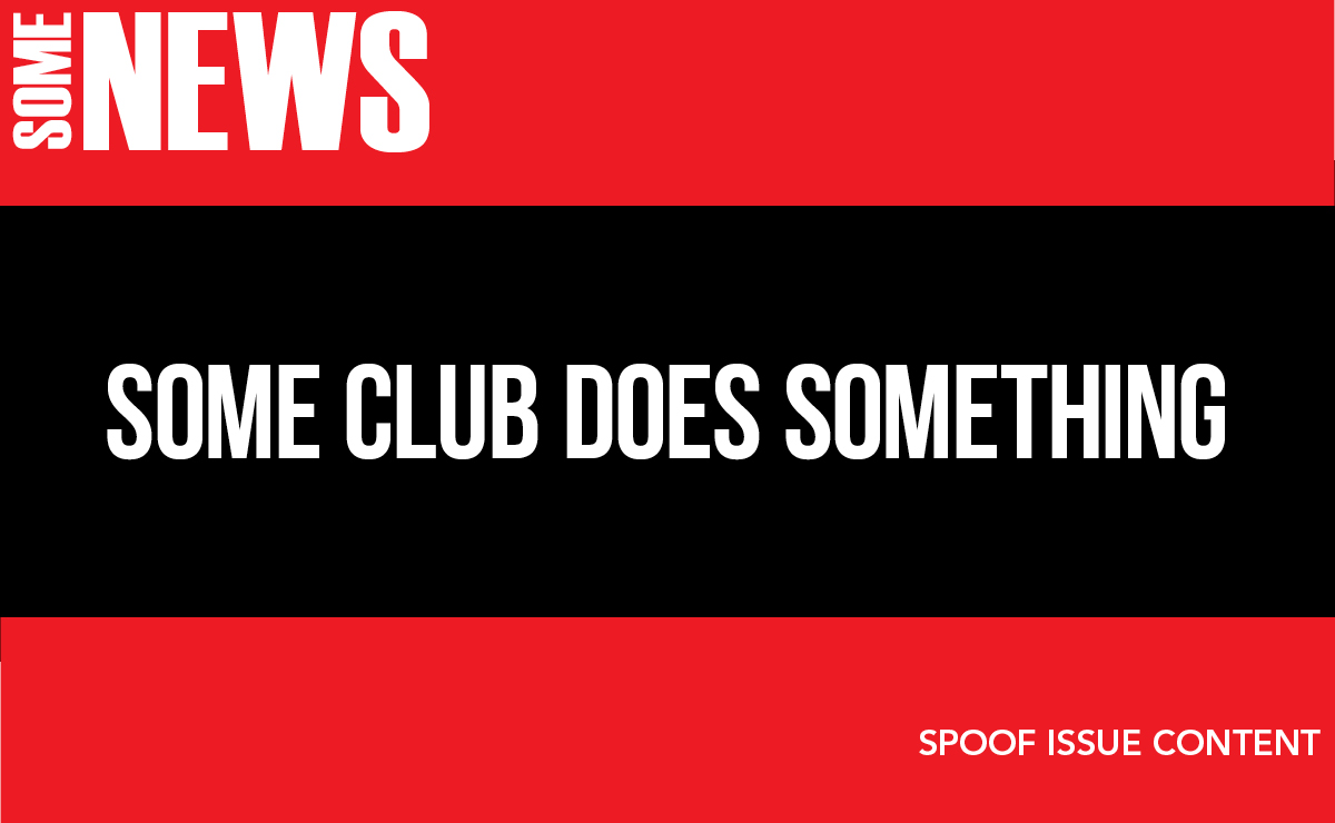 Some club does something