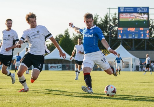 The Highlanders in action with Rangers FC in 2014. Photo by Hugo Wong, photo contributor