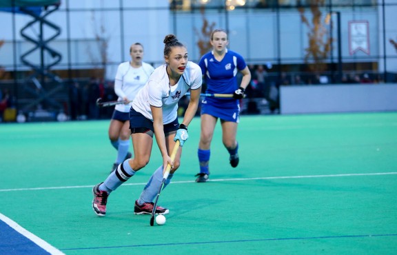 Kathleen Leahy makes a daring run for the Vikes during their silver-medal match on Nov. 8. Photo provided via APShutter.com