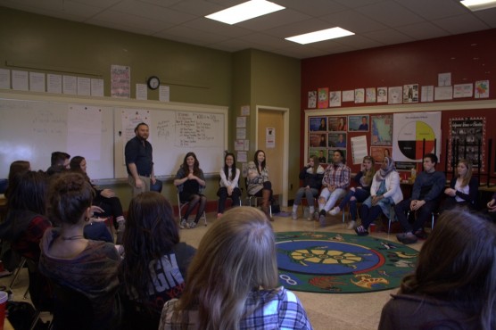 The Family and Gender Studies Class at Victoria High. Photo by Sarah Allan