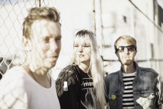 Gang Signs (from L to R: Peter Ricq, Matea Sarenac, Adam Fink) are bringing their signature style to Rifflandia Festival this Saturday. Photo by Brendan Meadows. 