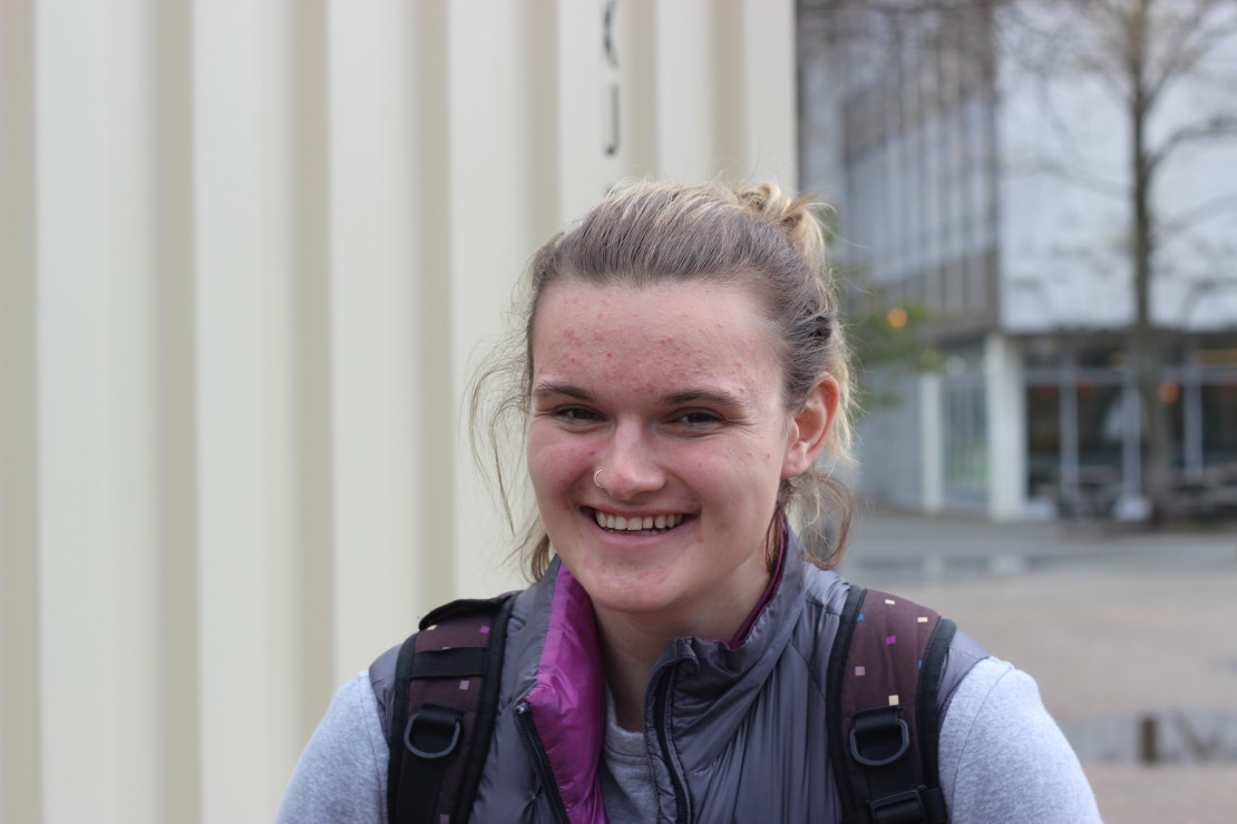 Jamie Beck, third-year anthropology student