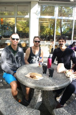 Neil McLagan (Third-year Mechanical Engineering), Kieran Armstrong (Third-year Biomedical Engineering), David Hamdi (Third-year Biomedical Engineering)