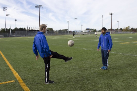 Craig Gorman (left) and Cam Hundal (right). Photo by Cormac O’Brien