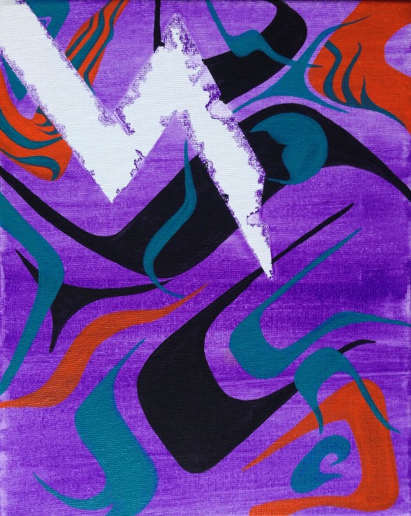 Artwork by q̓aa kʷiit Grace-Anne Thunder, Ahousaht nation