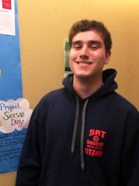 Nicolaus Karamanian (Second-year Physics). Photo provided by Georgia Jackson