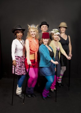 Left to right: Jennifer Almeida, Elizabeth Brimacombe, Stephanie Geehan, Kristin Pickup, Christie Norman-Taal, Michael Romano (rear). Photo by David Lowes
