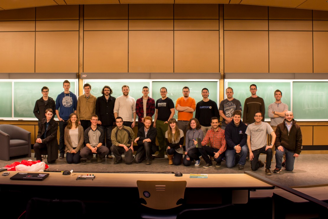 The UVic Rocketry Club. Photo provided