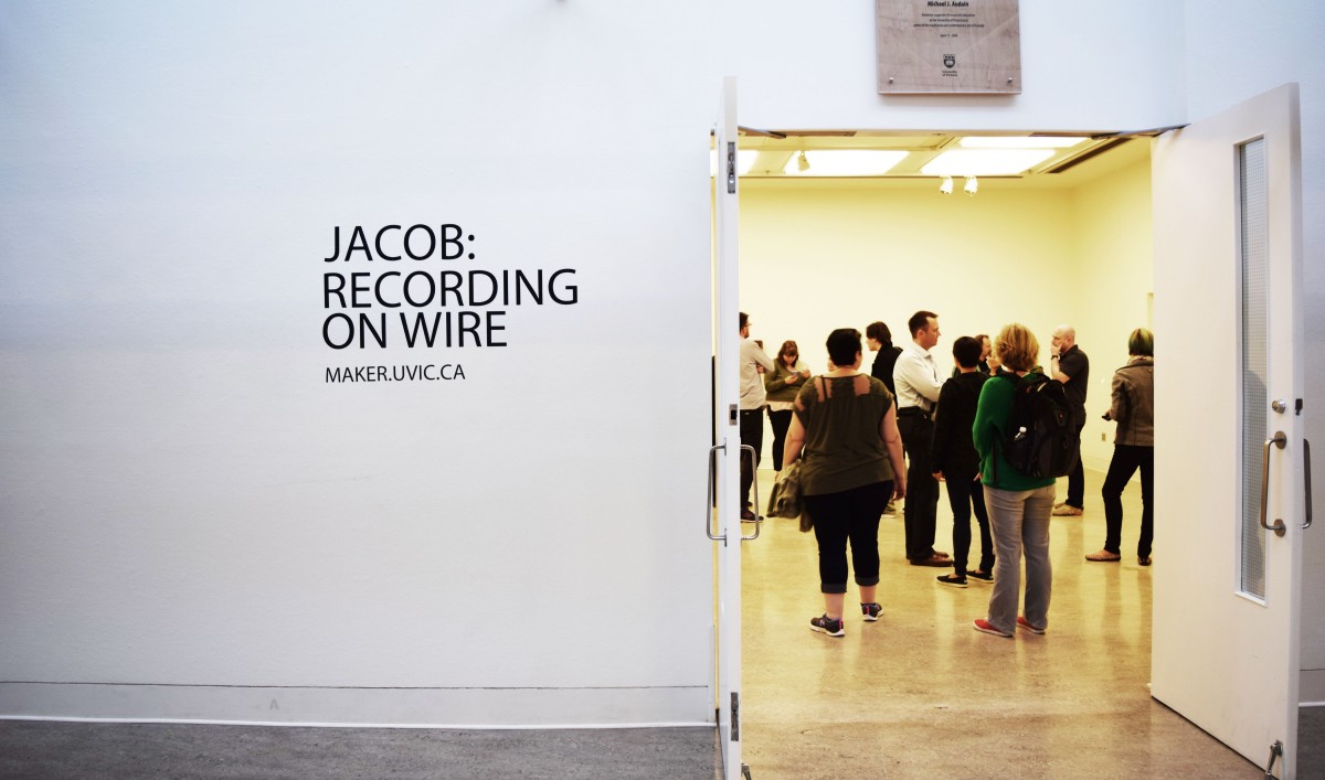 Jacob: Recording on Wire successfully replicated a 19th-century experiment conducted by Danish inventor Valdemar Poulsen. Photo by Danielle Morgan