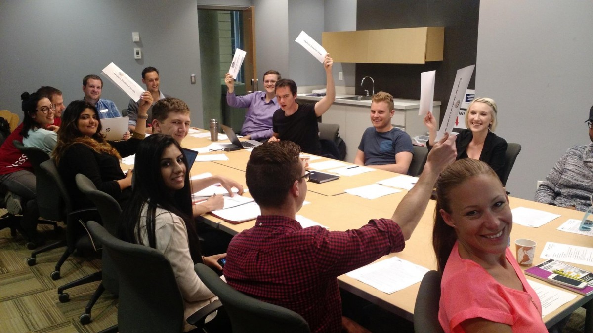 ABCS delegates vote for ‘new and improved’ bylaws at their annual general meeting on May 15, 2016. The UVSS is obviously not at the table. Photo by ABCS via Facebook