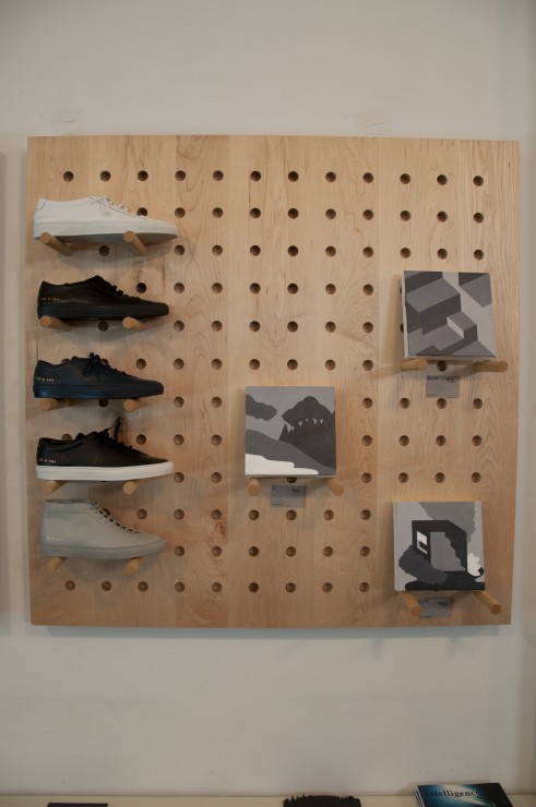 A sampling of art by Jesse Russel-Galbraith on display at Four Horsemen's "Grey Remains" art show. Photo by Drew Tosten